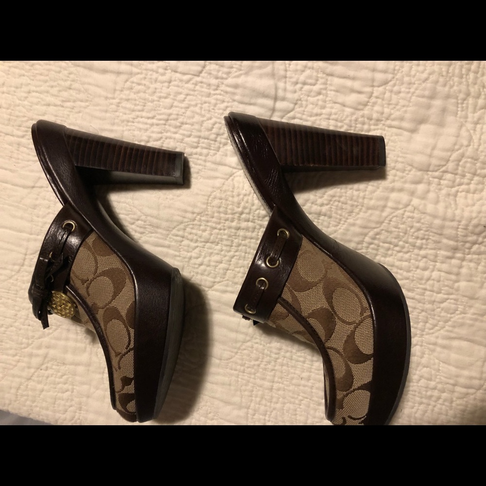 Authentic Coach clogs - Picture 7 of 8